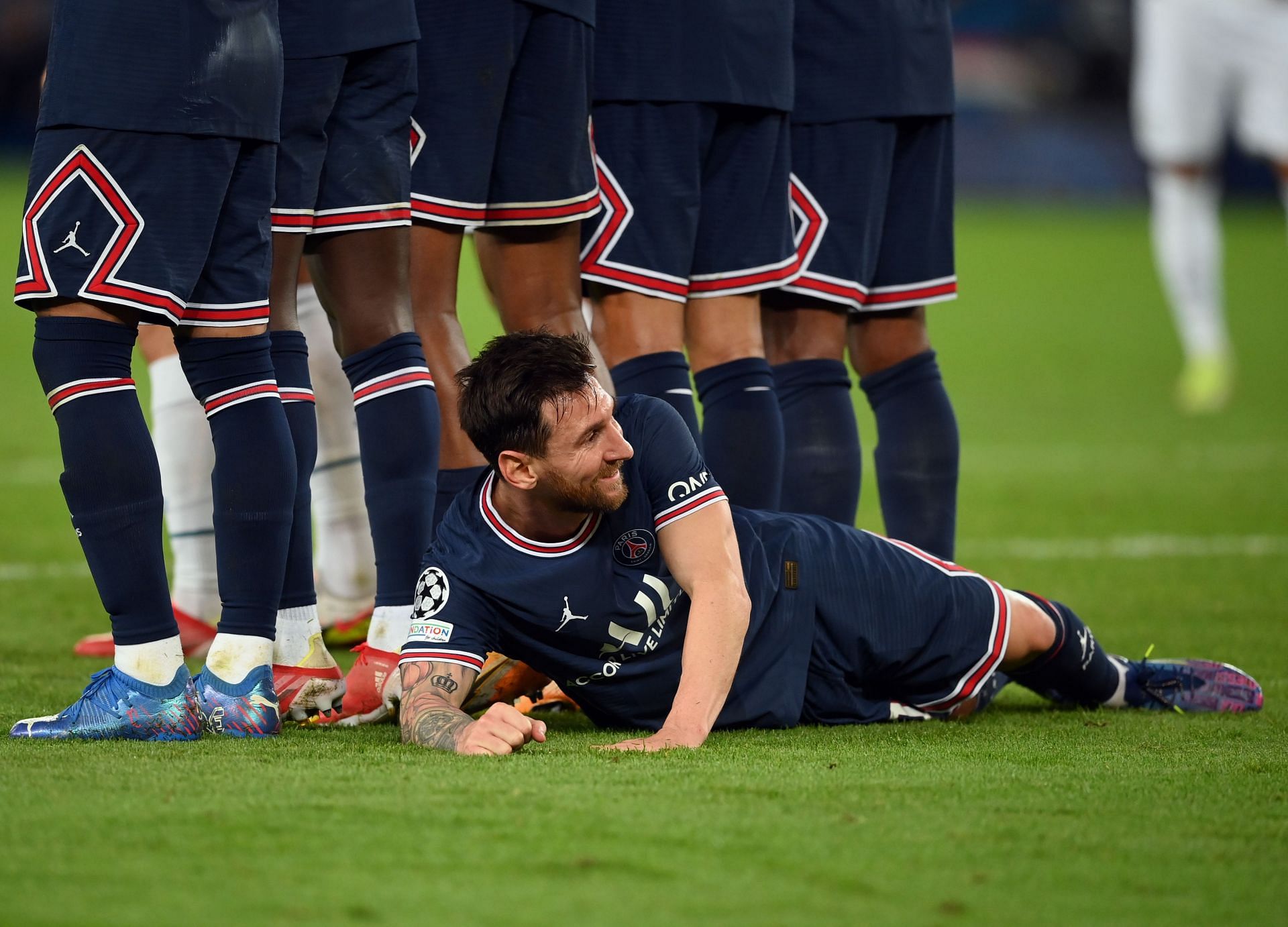Lionel Messi's only goal for PSG has come in the Champions League